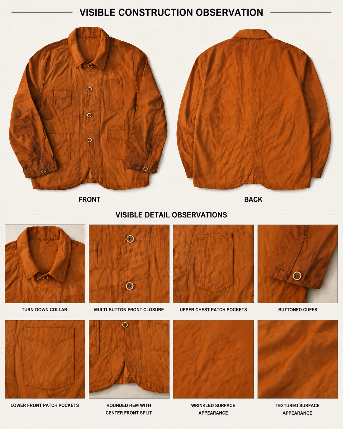 Gambiered Canvas Jacket - Technique Board