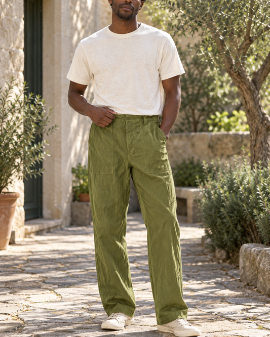 Olive Field Trouser - Lifestyle 04
