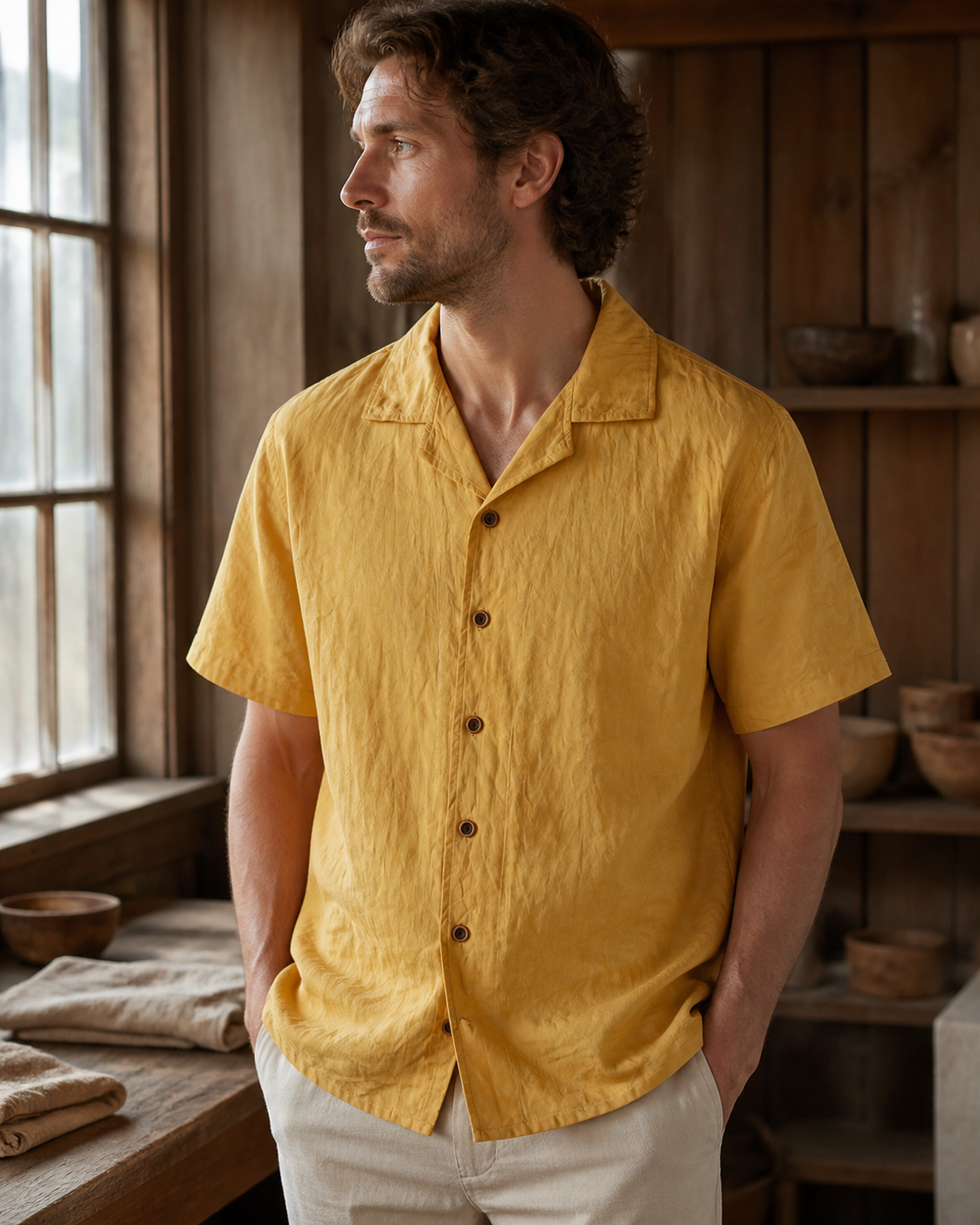Cuban Collar Shirt Color 03 - Brand Story