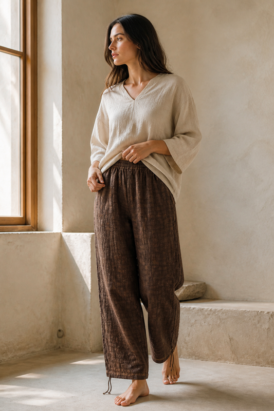 Persimmon Trouser - Lifestyle Window