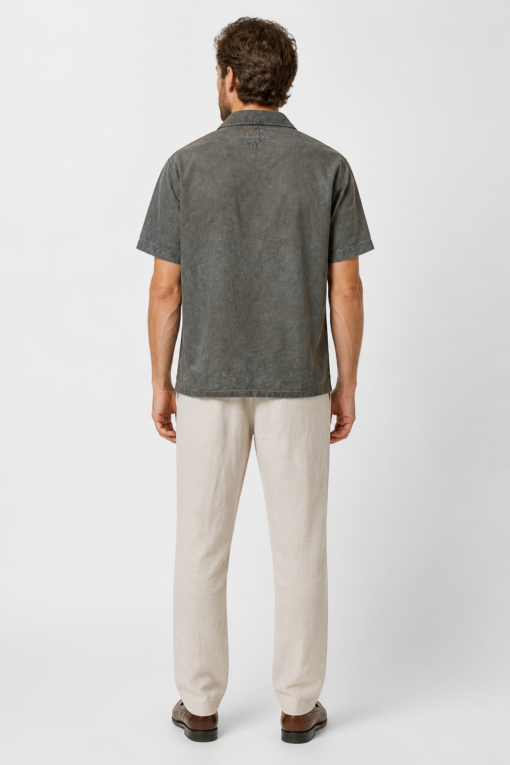 Persimmon Cuban Shirt Color 01 - Back