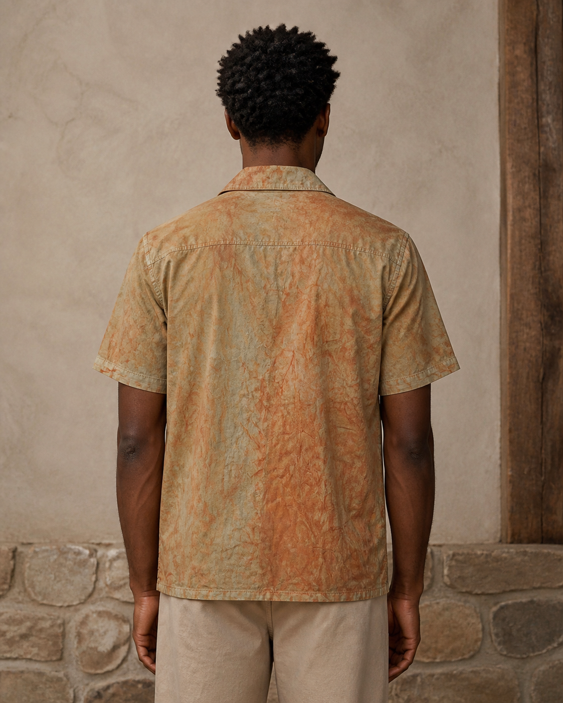 Persimmon Cuban Shirt Color 02 - Back