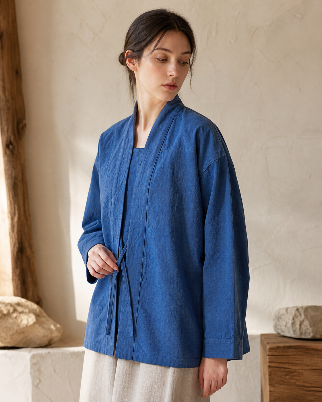 Indigo Noragi - Mid Indigo - Side