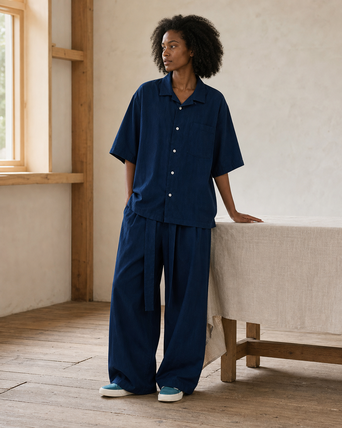 Indigo Cuban Collar Shirt - Brand Story