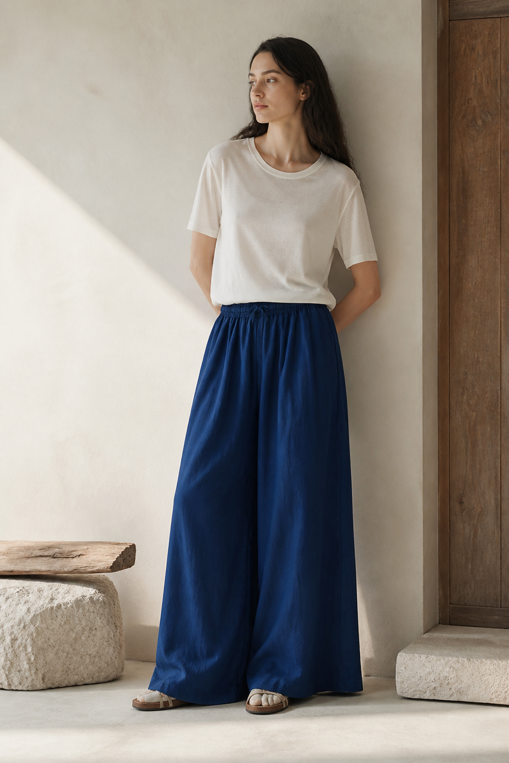 Indigo Flow Pant - Construction Detail