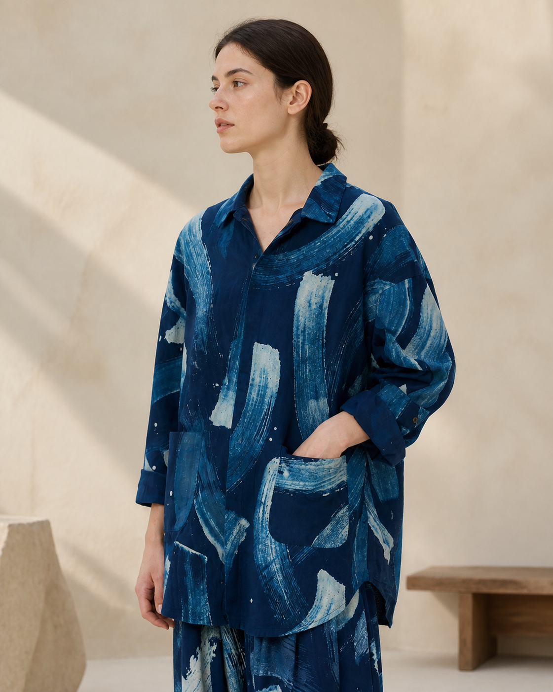 Brushstroke Shirt - Side View