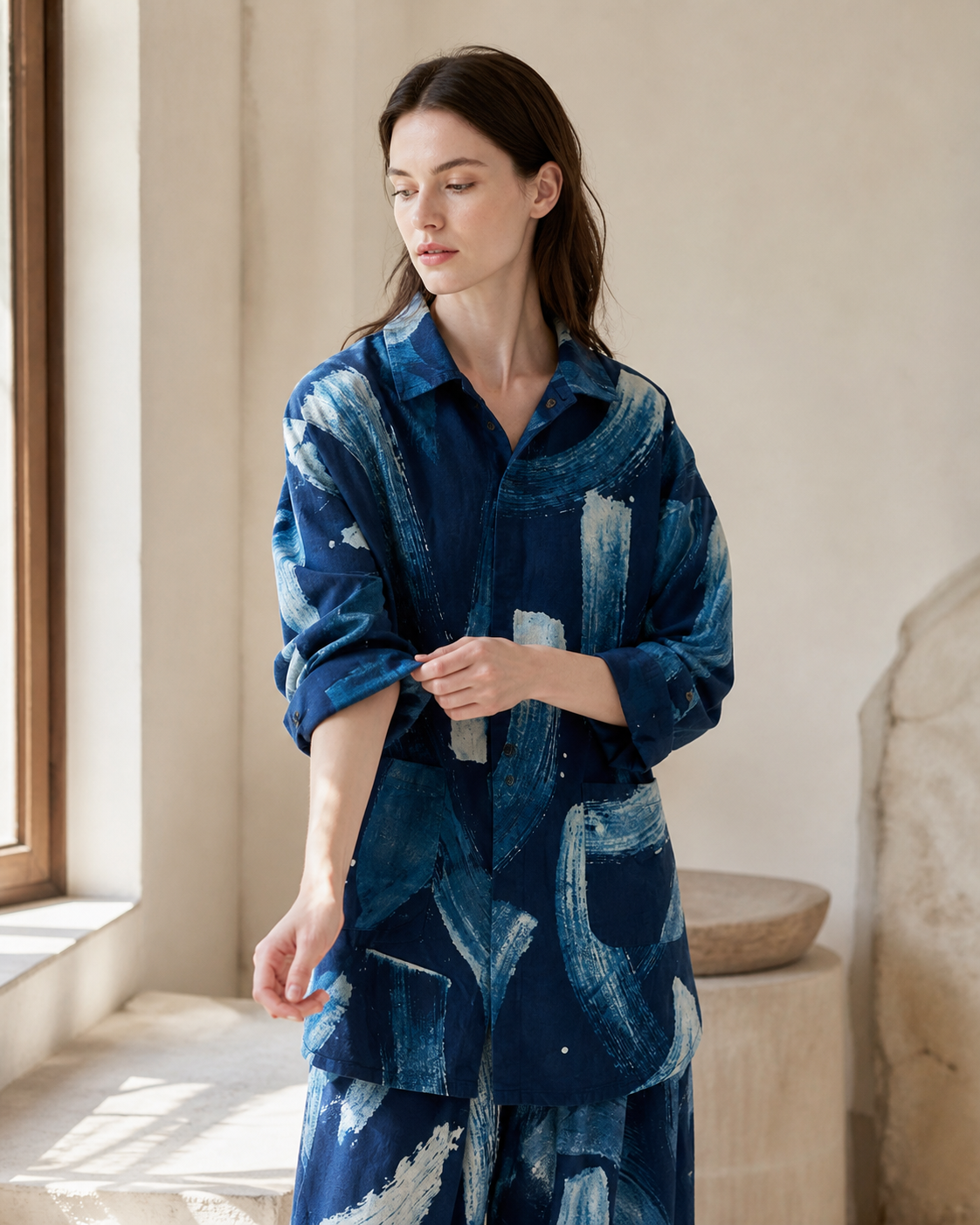 Brushstroke Shirt - Lifestyle Window