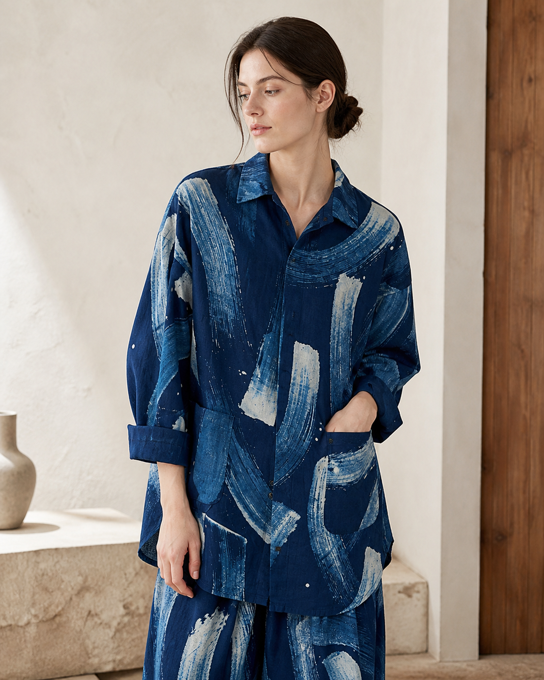 Brushstroke Shirt - Construction Detail