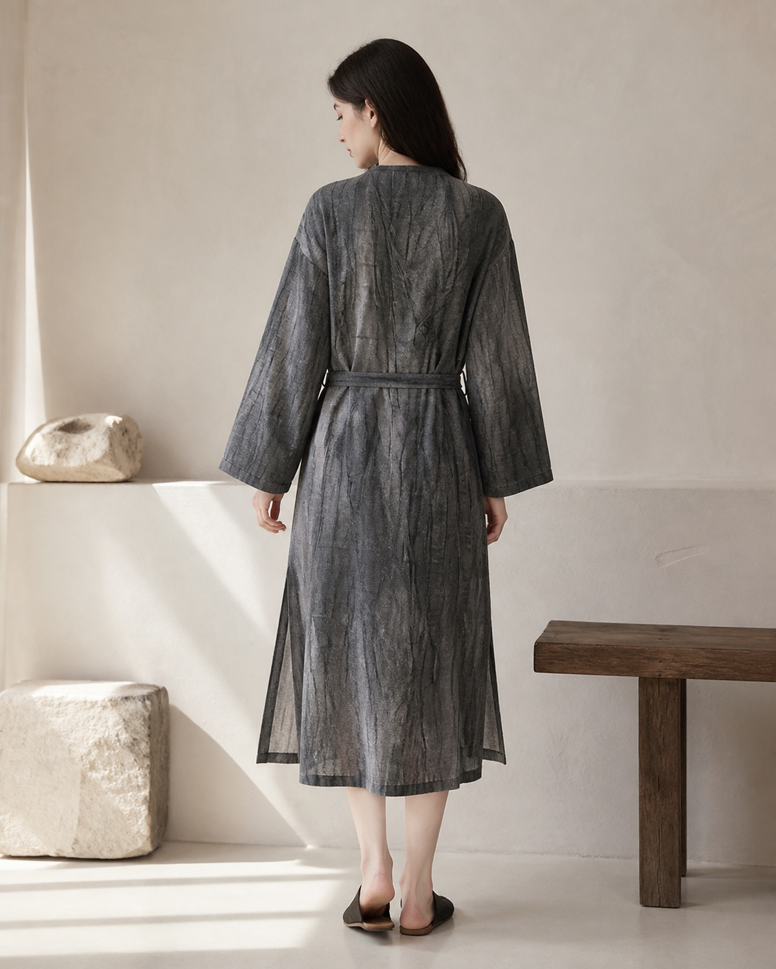 Mud Robe Coat - Back View