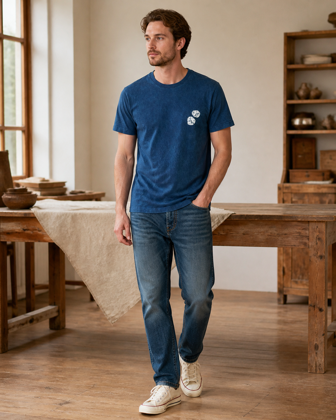 Indigo Circle Tee Color 01 - Front