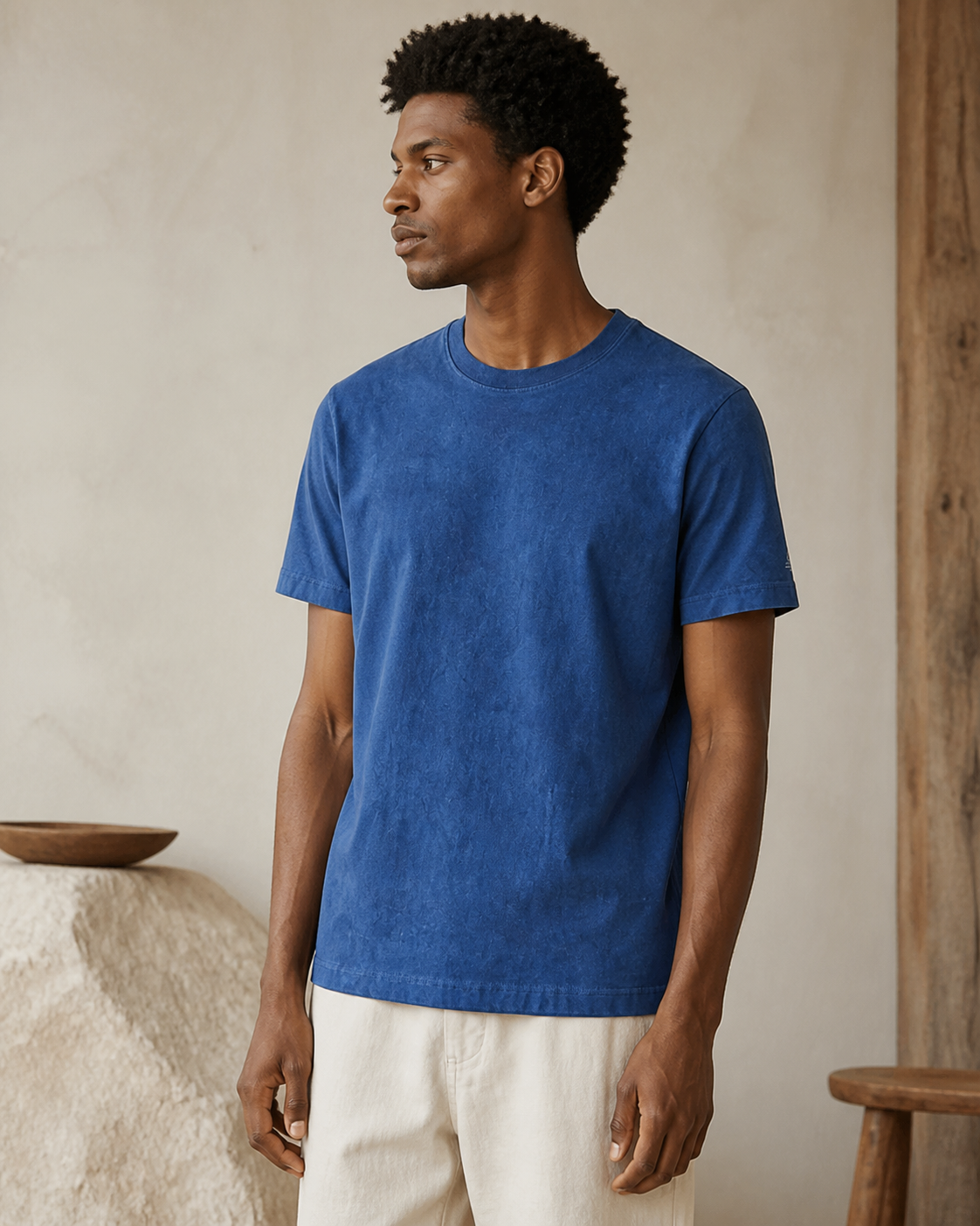 Indigo Circle Tee Color 02 - Construction Detail