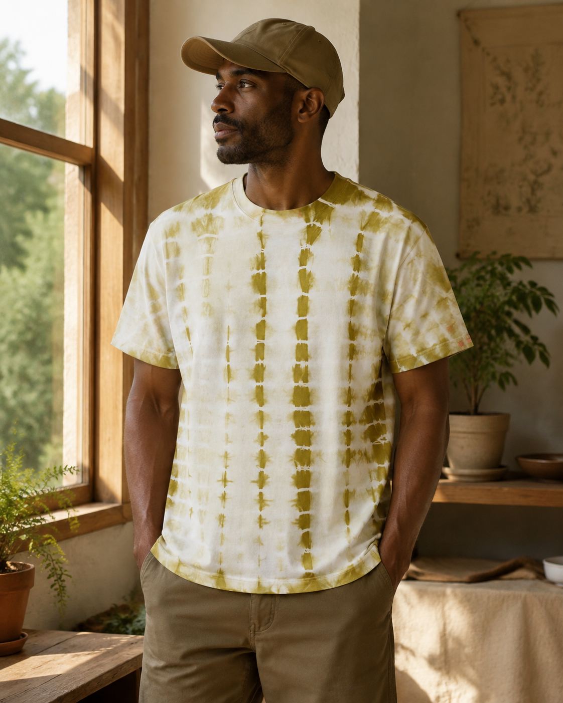 Onion Stripe Tee - Lifestyle Window (Color 01)