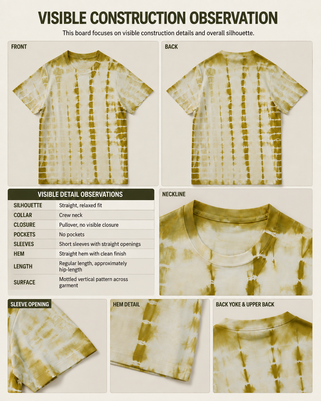 Onion Stripe Tee - Technique Board