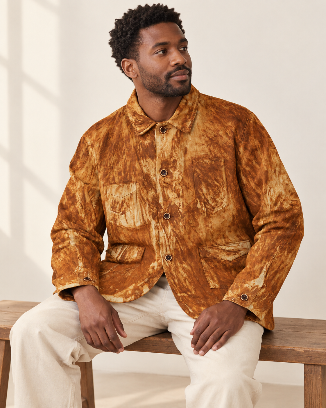 Rust Rail Chore Coat - Lifestyle Seated