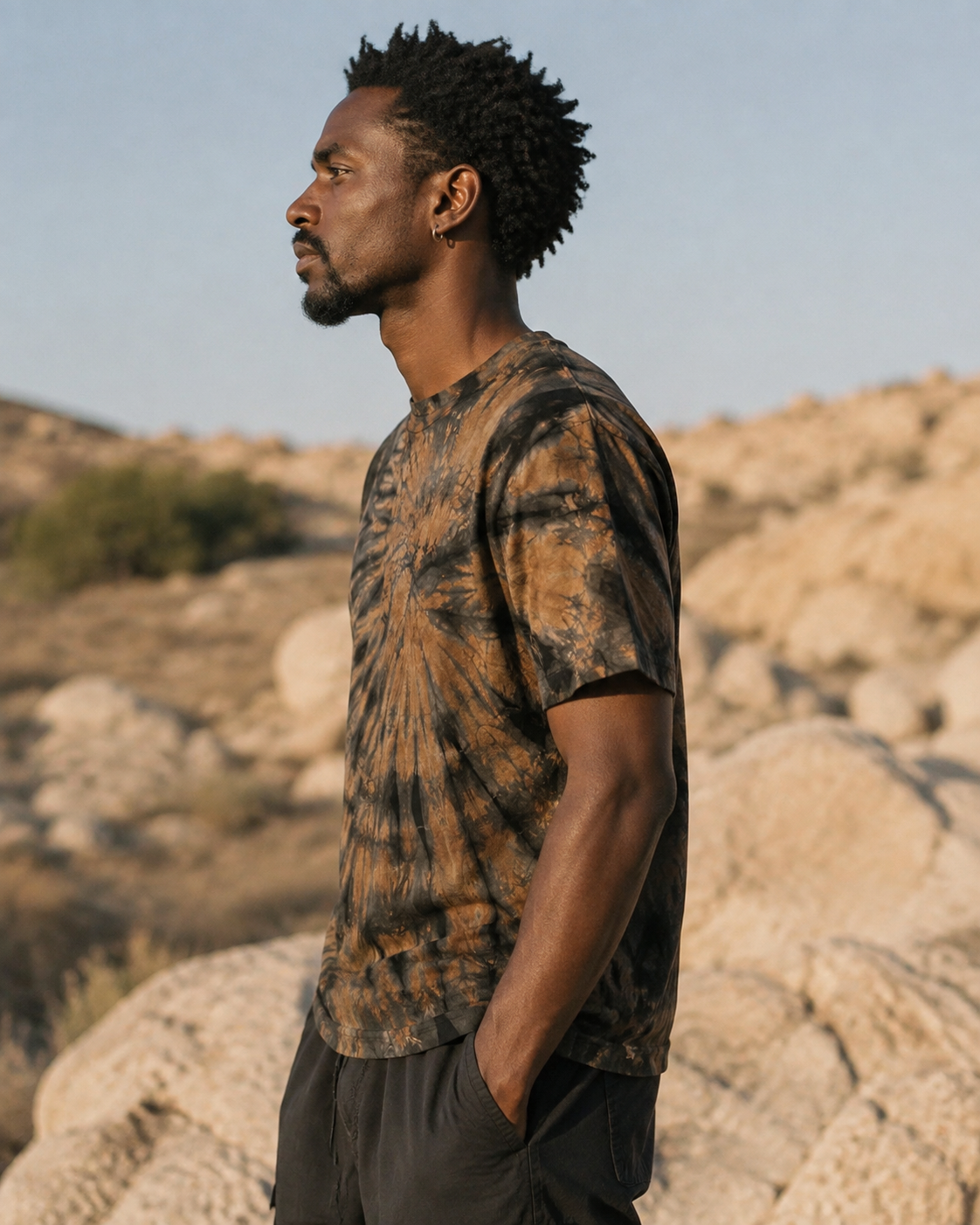 Spiral Earth Tee - Side (Color 01)