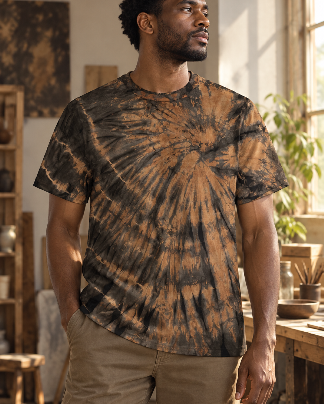Spiral Earth Tee - Lifestyle 02 (Color 01)