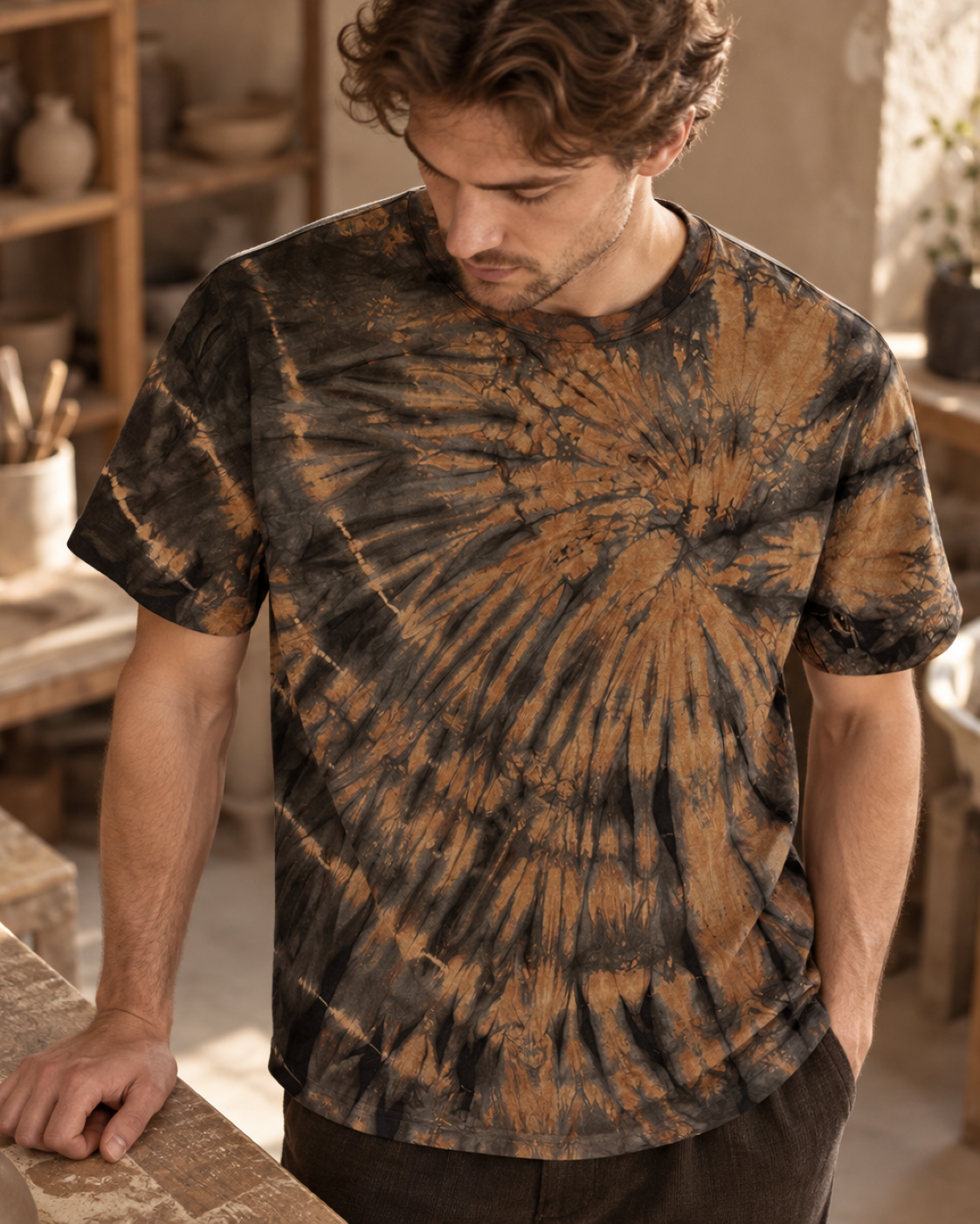 Spiral Earth Tee - Lifestyle 06 (Color 01)