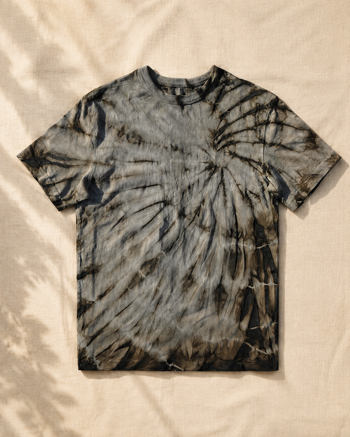 Spiral Earth Tee - Front (Color 03 Steel Blue)