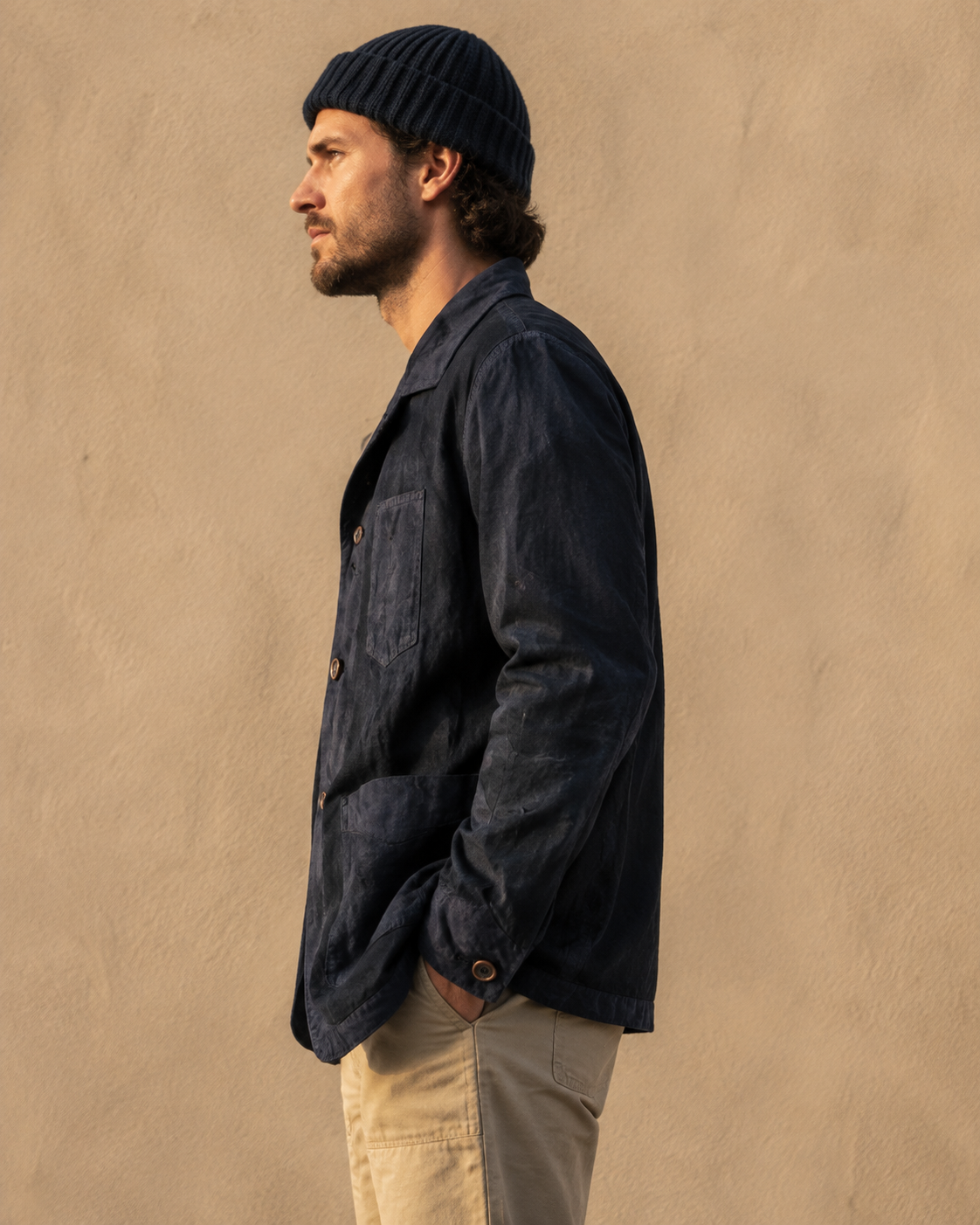 Rust Field Jacket - Side (Color 01)