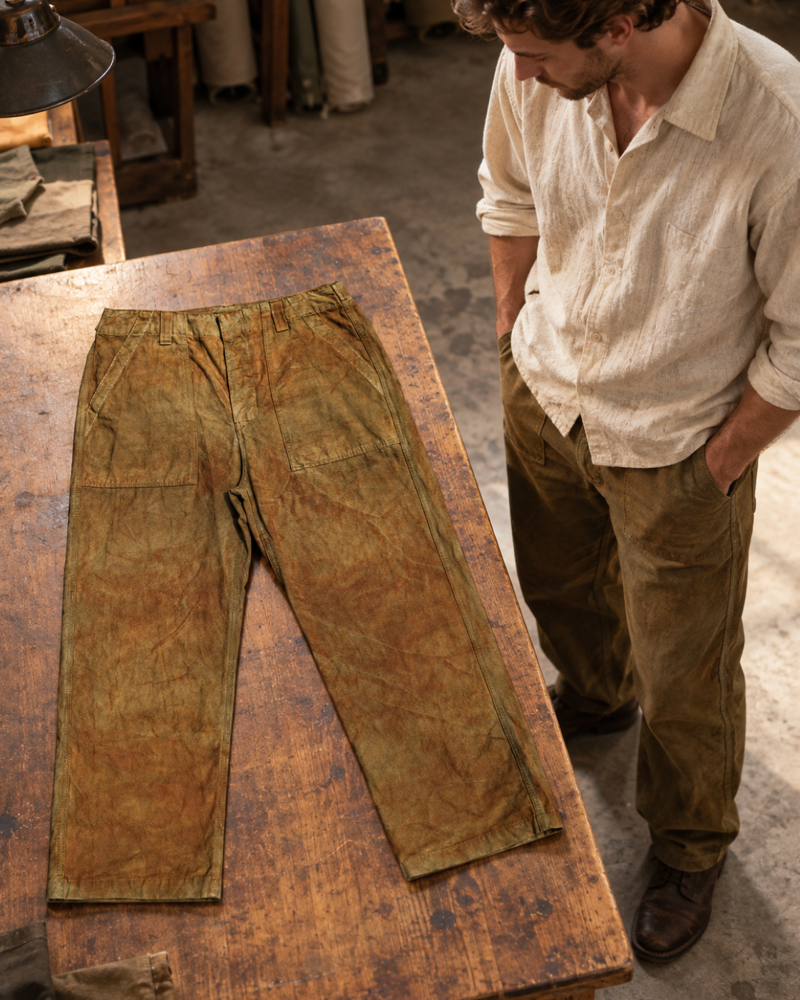 Mud Line Work Pants - Lifestyle 03 (Color 01)