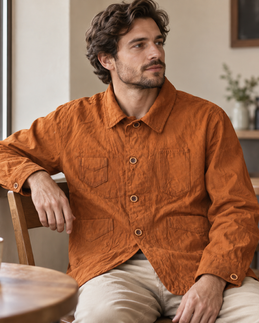 Gambiered Canvas Jacket - Lifestyle 04 (Color 01)