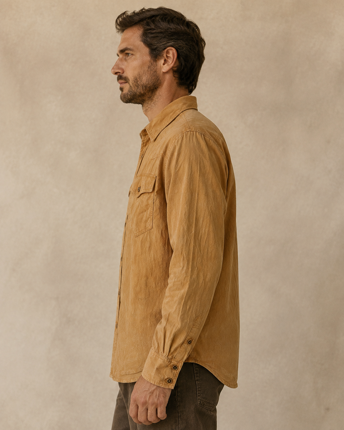 Prairie Dusk Western Shirt - Side