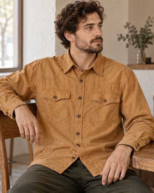 Prairie Dusk Western Shirt - Lifestyle 04